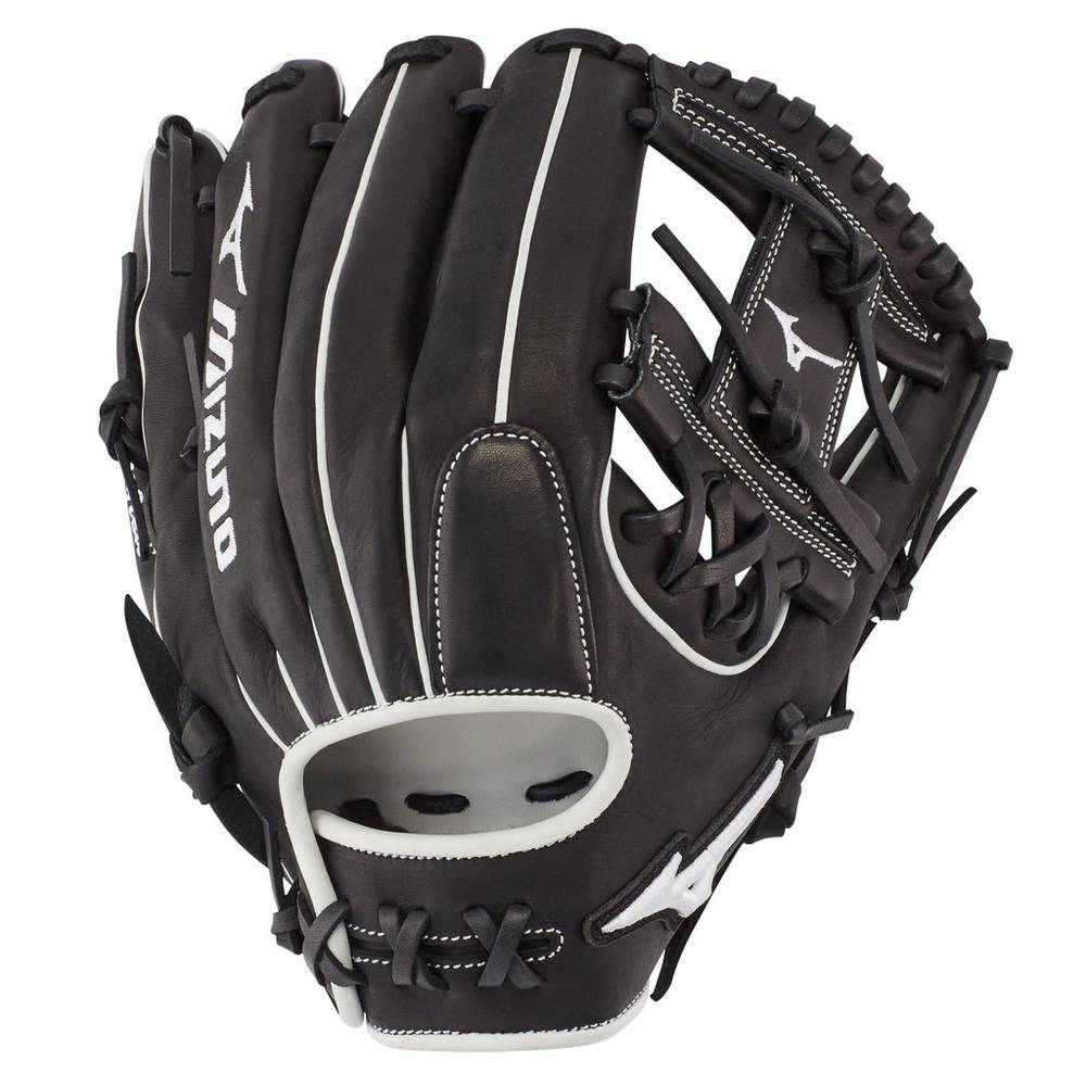 Mizuno Women's Pro Select Fastpitch Softball Glove 11.75" Black (312769-GWR)